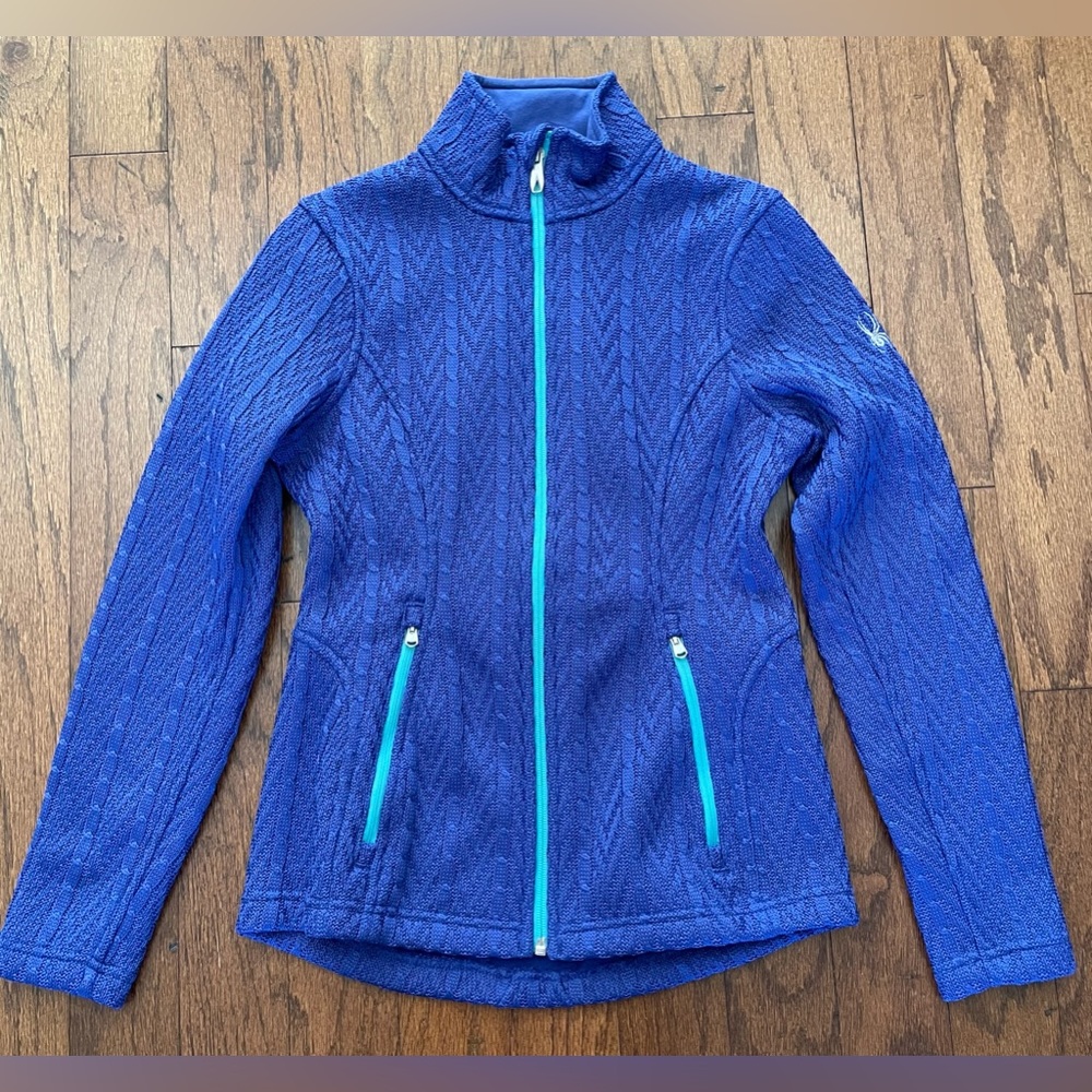 Spyder fitted sweater jacket NWOT